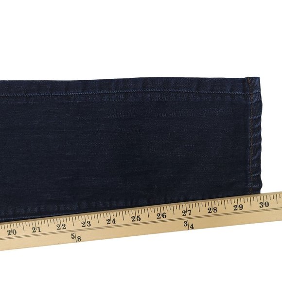 Ann Taylor Loft Curvy Skinny Denim Jeans Size 26 / 2 Low Rise Dark Wash - Picture 5 of 11